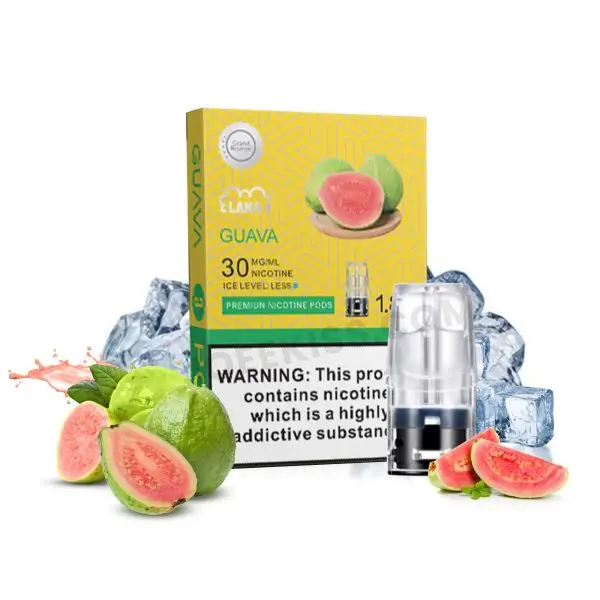 LANA電子煙3顆煙彈紅心芭樂