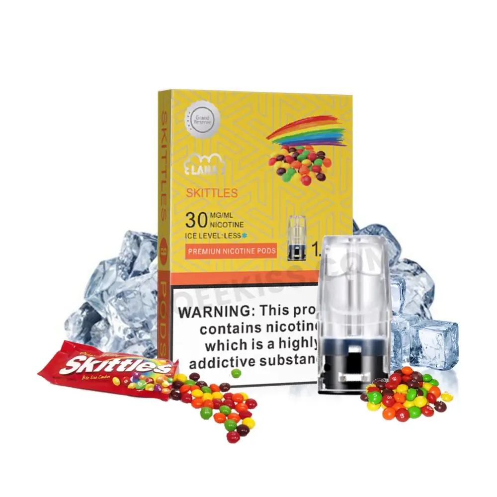 LANA電子煙3顆煙彈彩虹糖