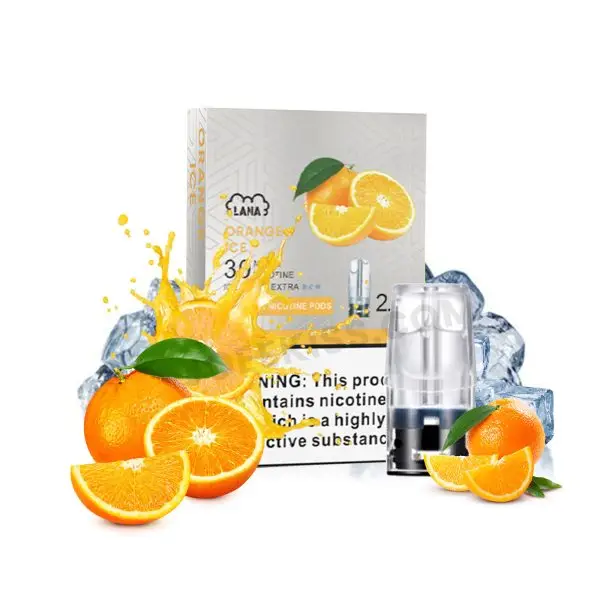 LANA電子煙煙彈橘子冰