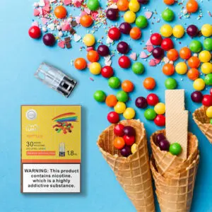 LANA電子煙3顆煙彈彩虹糖