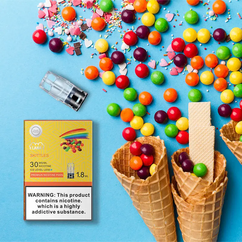 LANA電子煙3顆煙彈彩虹糖