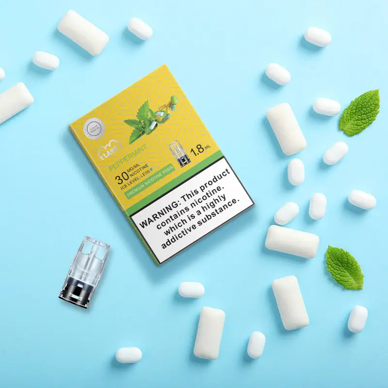 LANA電子煙3顆煙彈薄荷口香糖