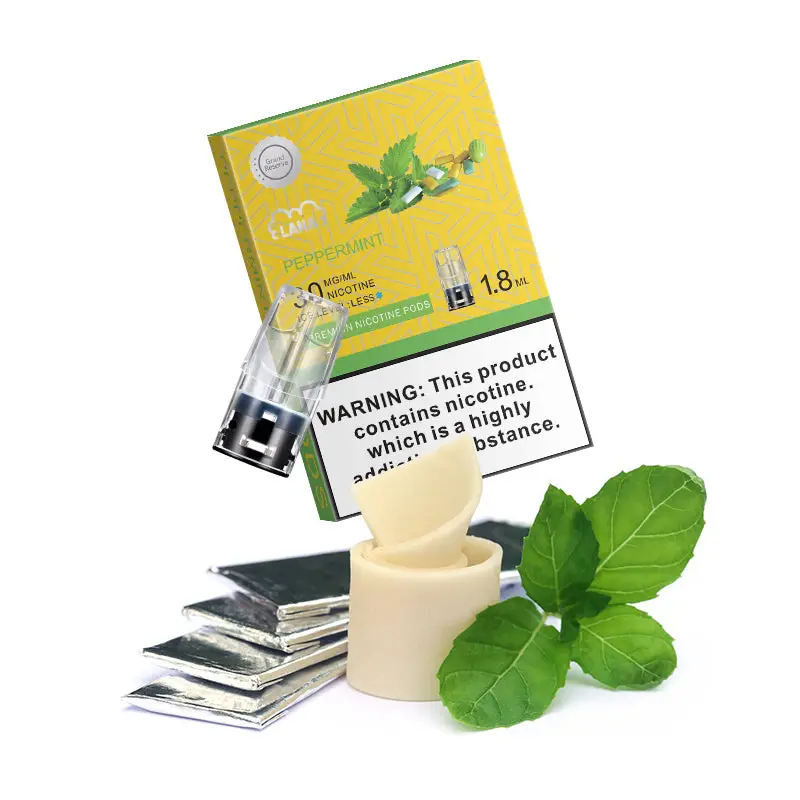 LANA電子煙3顆煙彈薄荷口香糖