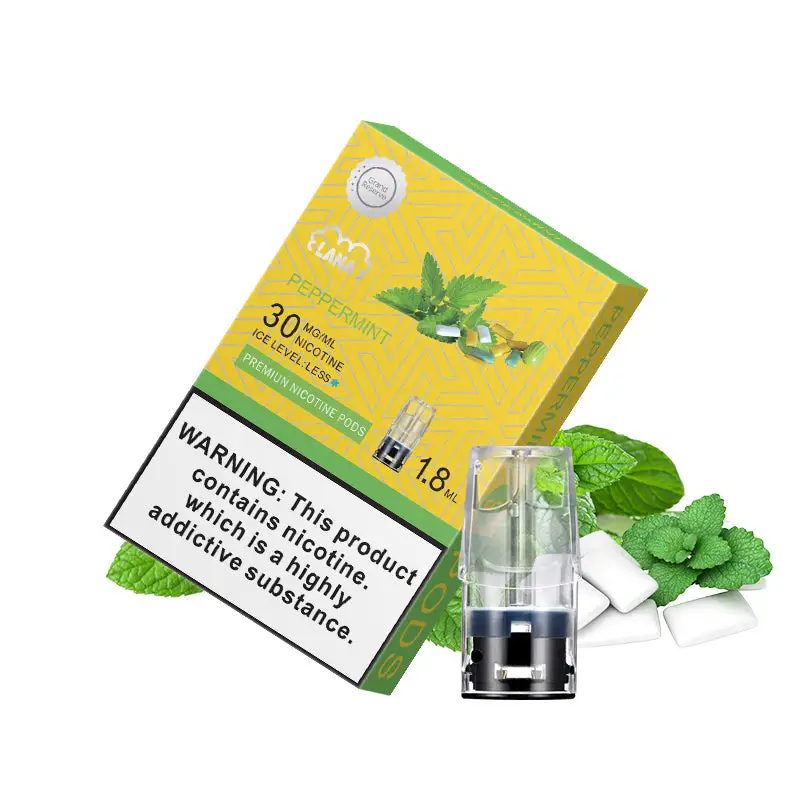 LANA電子煙3顆煙彈薄荷口香糖