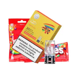 LANA電子煙3顆煙彈彩虹糖