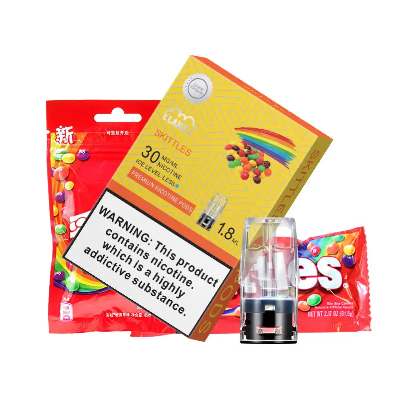 LANA電子煙3顆煙彈彩虹糖