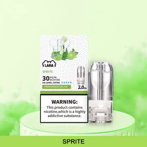 LANA電子煙3顆煙彈雪碧