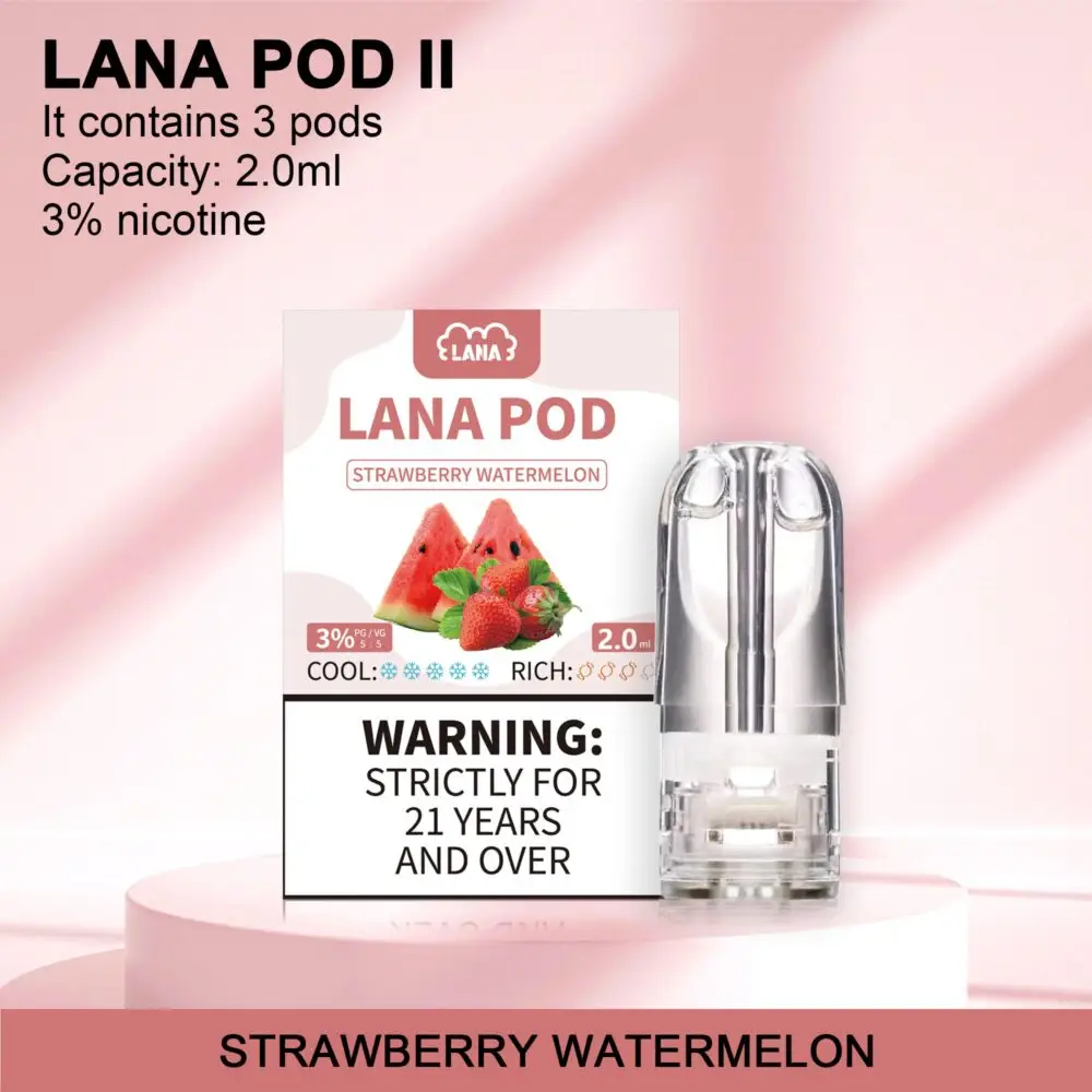 LANA電子煙煙彈草莓西瓜