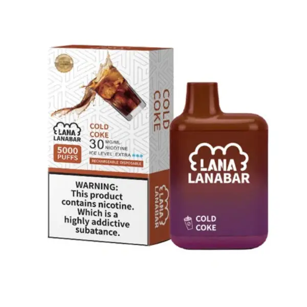 lana-bar-5000-gold-coke LANA拋棄式5000口百香果